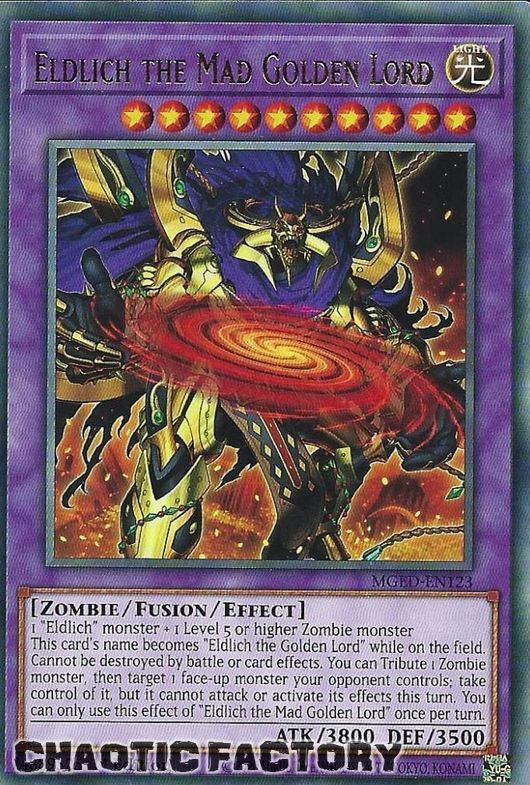 YuGiOh Number C1: Numeron Chaos Gate Sunya MGED-EN082 1ST Edition Gold Rare