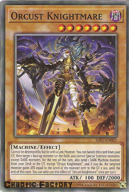 Yugioh SAST-EN021 Orcust Knightmare Common 1st Edition NM