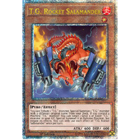 Quarter Century Secret Rare AGOV-EN003 T.G. Rocket Salamander 1st Edition NM