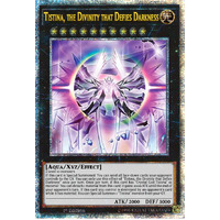 Quarter Century Secret Rare AGOV-EN089 Tistina, the Divinity that Defies Darkness 1st Edition NM