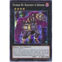 Number 80: Rhapsody in Berserk - AP06-EN010 - Super Rare NM