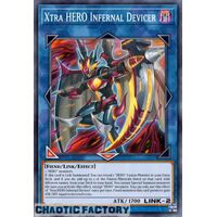 BLC1-EN009 Xtra HERO Infernal Devicer Secret Rare 1st Edition NM