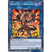 BLC1-EN044 Darkness Metal, the Dragon of Dark Steel Ultra Rare 1st Edition NM