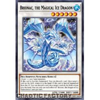 BLTR-EN004 Brionac, the Magical Ice Dragon Secret Rare 1st Edition NM