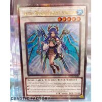 Quarter Century Secret Rare BLTR-EN089 Ib the World Chalice Justiciar 1st Edition NM