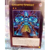 Quarter Century Secret Rare BLTR-EN091 Gigantic Spright 1st Edition NM