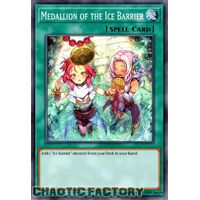 BLTR-EN098 Medallion of the Ice Barrier (alternate art) Ultra Rare 1st Edition NM