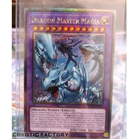 Quarter Century Secret Rare BLTR-EN118 Dragon Master Magia 1st Edition NM