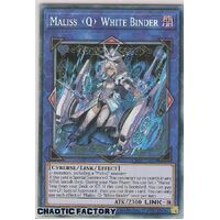 CRBR-EN019 Maliss Q White Binder Collector's Rare 1st Edition NM