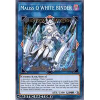 CRBR-EN019 Maliss Q White Binder Super Rare 1st Edition NM