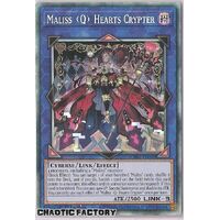 CRBR-EN020 Maliss Q Hearts Crypter COLLECTOR'S Rare 1st Edition NM