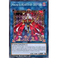 CRBR-EN020 Maliss Q Hearts Crypter Ultra Rare 1st Edition NM