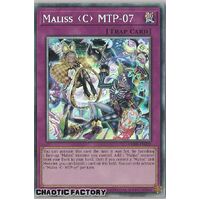 CRBR-EN022 Maliss C MTP-07 Collector's Rare 1st Edition NM