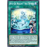 CRBR-EN038 Ryu-Ge Realms - Sea Spires Super Rare 1st Edition NM