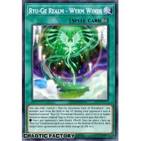 CRBR-EN039 Ryu-Ge Realms - Wyrm Winds Super Rare 1st Edition NM