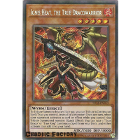 FIGA-EN053 Ignis Heat, the True Dracowarrior Secret Rare 1st Edtion NM