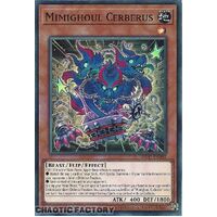 INFO-EN092 Mimighoul Cerberus Super Rare 1st Edition NM