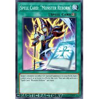 INFO-EN099 Spell Card Monster Reborn Super Rare 1st Edition NM
