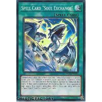 INFO-EN100 Spell Card Soul Exchange Super Rare 1st Edition NM