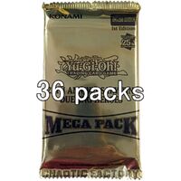 36x Yugioh 2022 Tin of the Pharaoh's Gods 1st Edition Mega Booster Pack Case