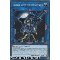 MP22-EN028 Underworld Goddess of the Closed World Prismatic Secret Rare 1st Edition NM