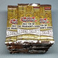 36x Yugioh 2022 Tin of the Pharaoh's Gods 1st Edition Mega Booster Pack Case