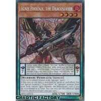 MP23-EN172 Ignis Phoenix, the Dracoslayer Prismatic Secret Rare 1st Edition NM