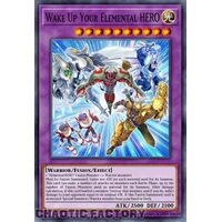 MP24-EN018 Wake Up Your Elemental HERO Quarter Century Secret Rare 1st Edition NM