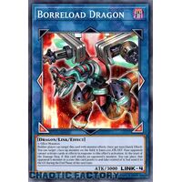 MP24-EN048 Borreload Dragon (alternate artwork) Quarter Century Secret Rare 1st Edition NM