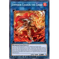 MP24-EN100 Emperor Charles the Great Prismatic Secret Rare 1st Edition NM