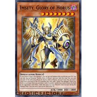 MP24-EN114 Imsety, Glory of Horus Prismatic Secret Rare 1st Edition NM