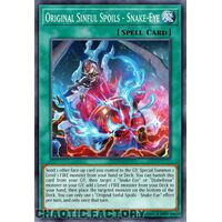 MP24-EN124 Original Sinful Spoils - Snake-Eye Prismatic Secret Rare 1st Edition NM