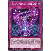 MP24-EN134 Transaction Rollback Prismatic Secret Rare 1st Edition NM