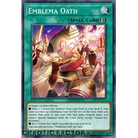 MP24-EN146 Emblema Oath Prismatic Secret Rare 1st Edition NM