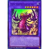 MZTM-EN005 Divine Scorpion Beast of Serket Super Rare 1st Edition NM