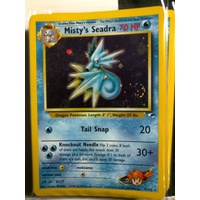 POKEMON TCG Misty's Seadra (Pre-release) - 9/132 - Holo Rare