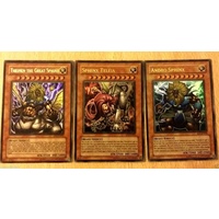 YU-GI-OH! Sphinx Set - 3 Card Playset - Theinen, Andro & Teleia - All Ultra Rare