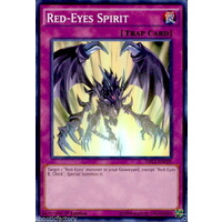 YUGIOH Red-Eyes Spirit DRL2-EN020 Super Rare Near Mint 1st Edition