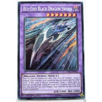 YUGIOH Red-Eyes Black Dragon Sword DRL2-EN012 Secret Rare Near Mint