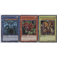 Egyptian God Obelisk Slifer Ra Set Ultra Rare NM LC01 EN001 EN002 EN003