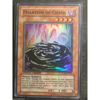 Yugioh Phantom of Chaos Super rare GLAS-ENSE1 PROMO MINT