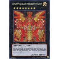 Yugioh Hieratic Sun Dragon Overlord of Heliopolis - GAOV-EN048 Secret 1st ED