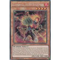 YUGIOH WSUP-EN032 Elemental HERO Blazeman Prismatic Secret Rare 1st Edition