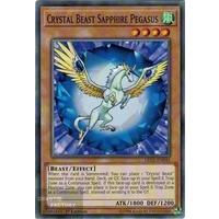 Yugioh LED2-EN042 Crystal Beast Sapphire Pegasus Common 1st Edition NM