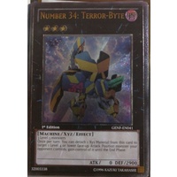 YU-GI-OH! Ultimate Rare - Number 34: Terror-Byte - GENF-EN041 1st Edition