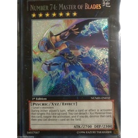 Number 74: Master of Blades - NUMH-EN032 - Secret Rare 1st Edition NM