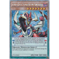 YUGIOH Odd-Eyes Pendulum Dragon Platinum Secret Rare CT12-EN001 NM