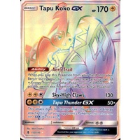 POKEMON TCG Tapu Koko GX - 153/145 SM: Guardians Rising - Hyper Rare