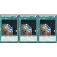 YUGIOH Terraforming - Common MINT/NEAR MINT (various set) X 3 