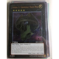 YUGIOH Number 33: Chronomaly Machu Mech - REDU-EN043 Ultimate rare 1st edition